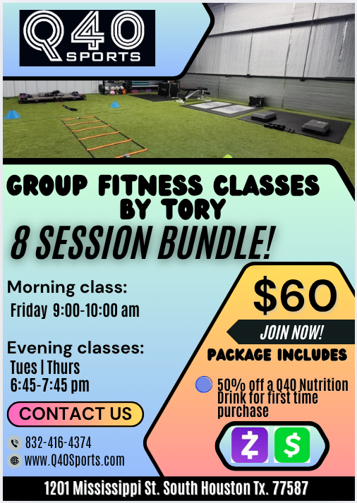 Group Fitness Class - 8 Session Bundle (Read description!)