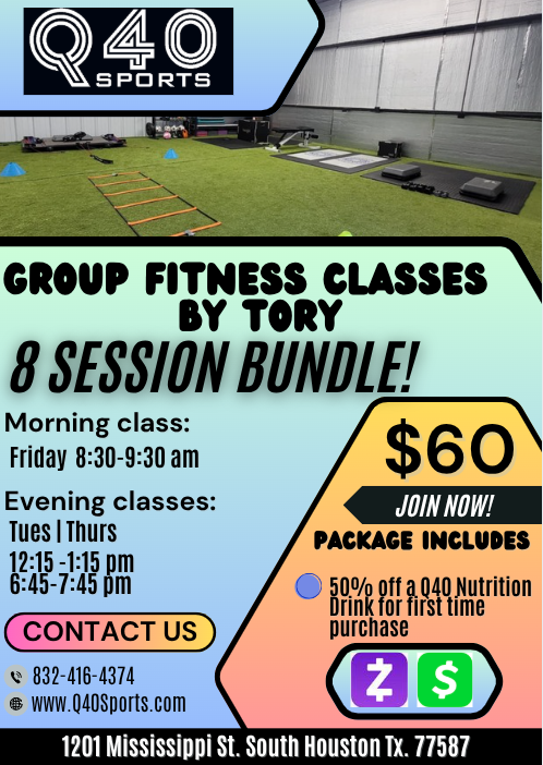 Group Fitness Class - 8 Session Bundle (Read description!)